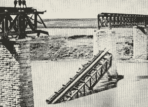 Bridge blown by retreating Boers Bridge blown by retreating Boers