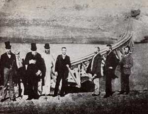 Opening the temporary railway bridge over the Vaal River Opening the temporary railway bridge over the Vaal River